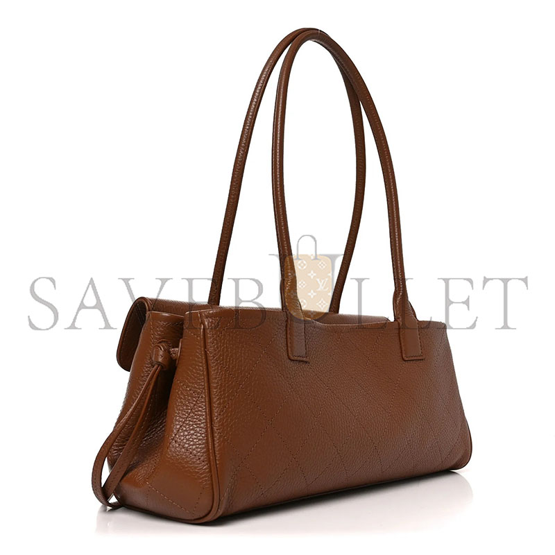 CHANEL MASTER GRAINED CALFSKIN STITCHED URBAN ESSENTIALS SMALL SHOPPING BAG CAMEL (31*15*12cm)